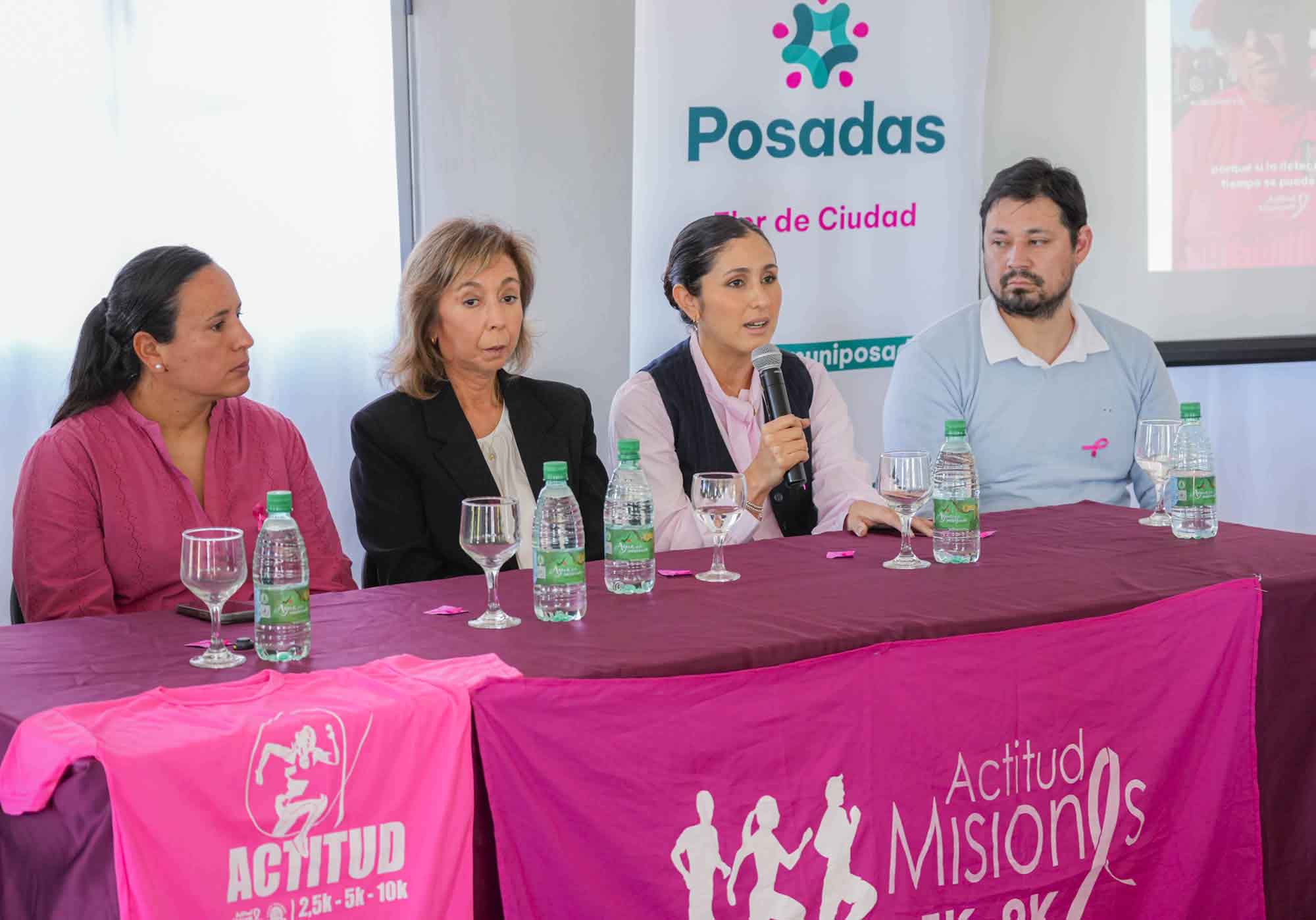 <p>Se presentó una nueva edición de la Maratón Rosa en Posadas</p>